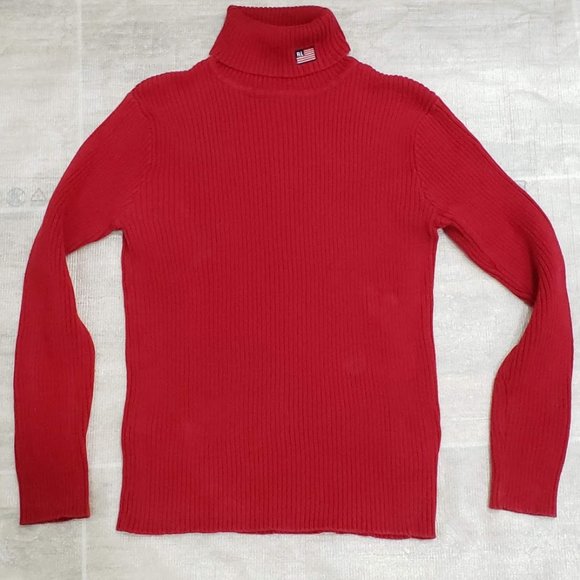 Ralph Lauren Sweaters - Polo Jeans Co. Ralph Lauren Red Turtleneck Size M